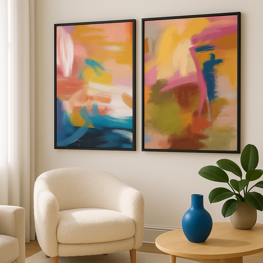 Set of 2 |  ECHOES OF COLOUR