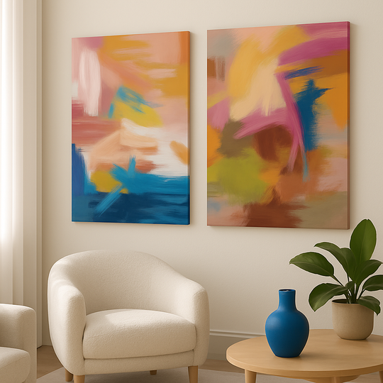 Set of 2 |  ECHOES OF COLOUR