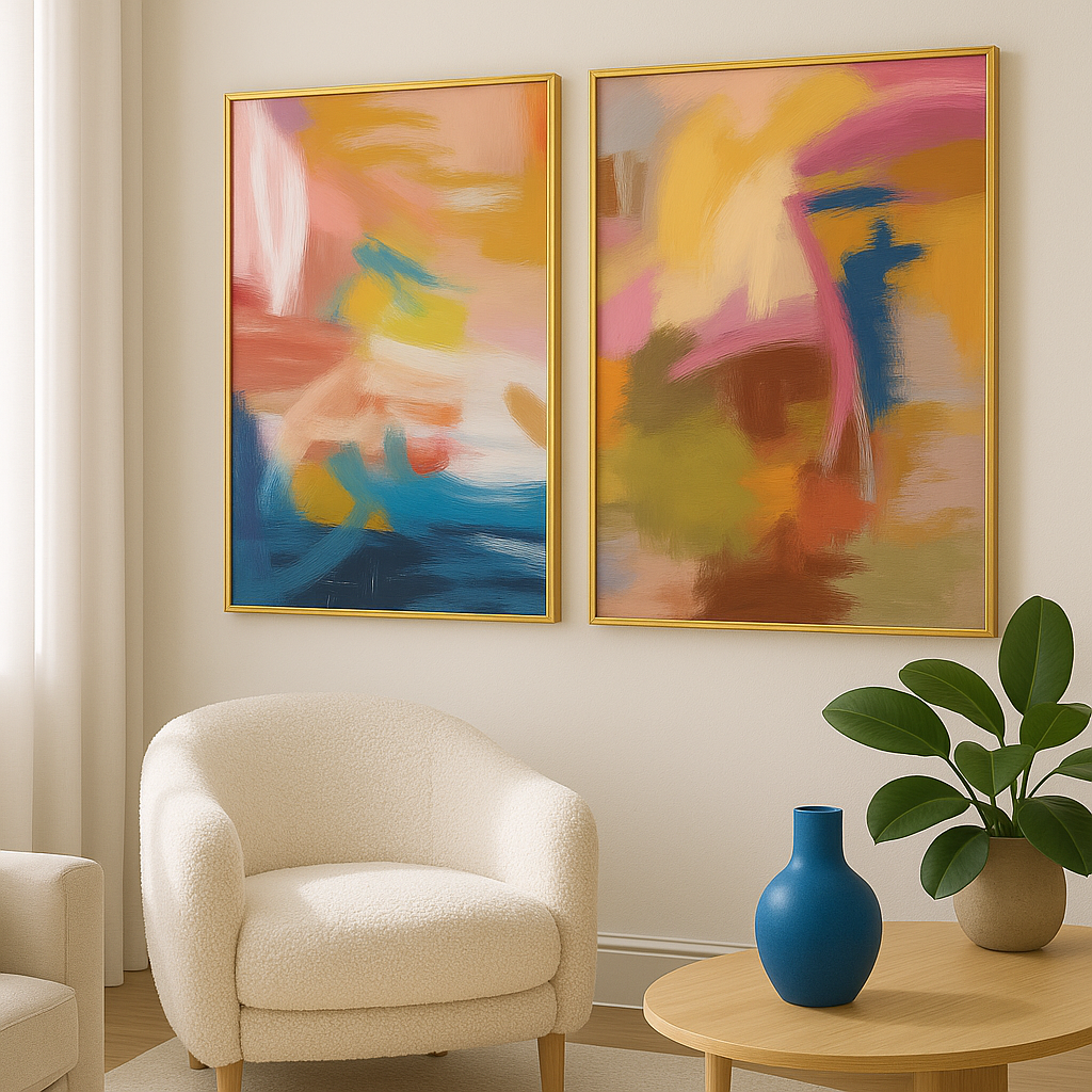 Set of 2 |  ECHOES OF COLOUR