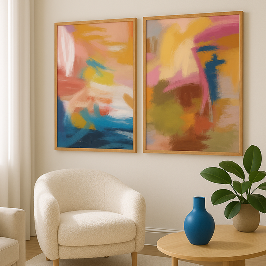 Set of 2 |  ECHOES OF COLOUR