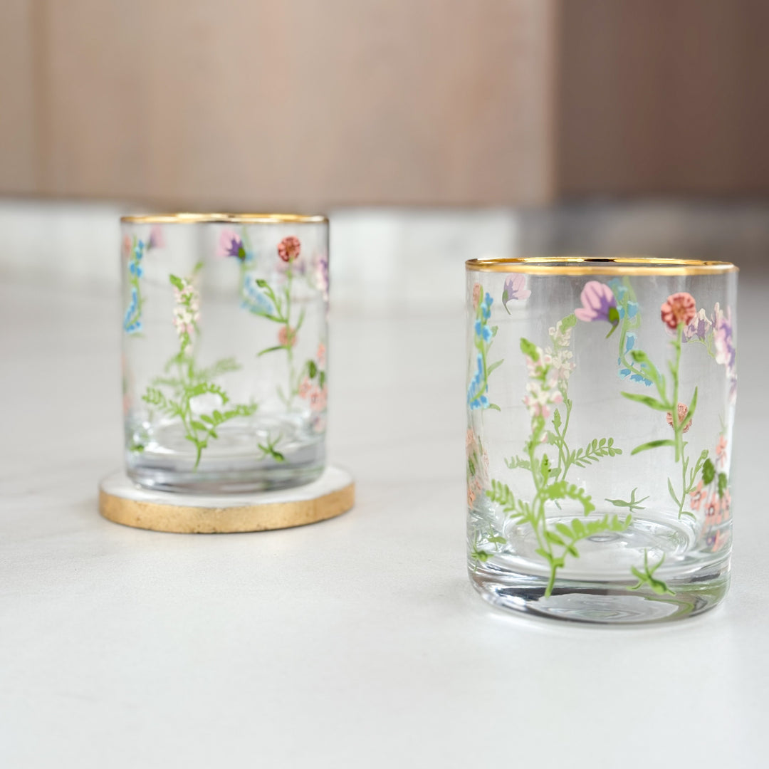 BLOSSOM GLASSWARE | SET OF 4