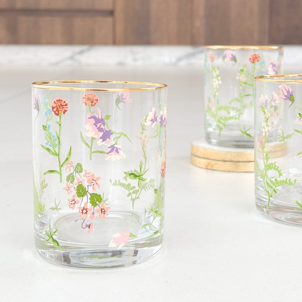 BLOSSOM GLASSWARE | SET OF 4
