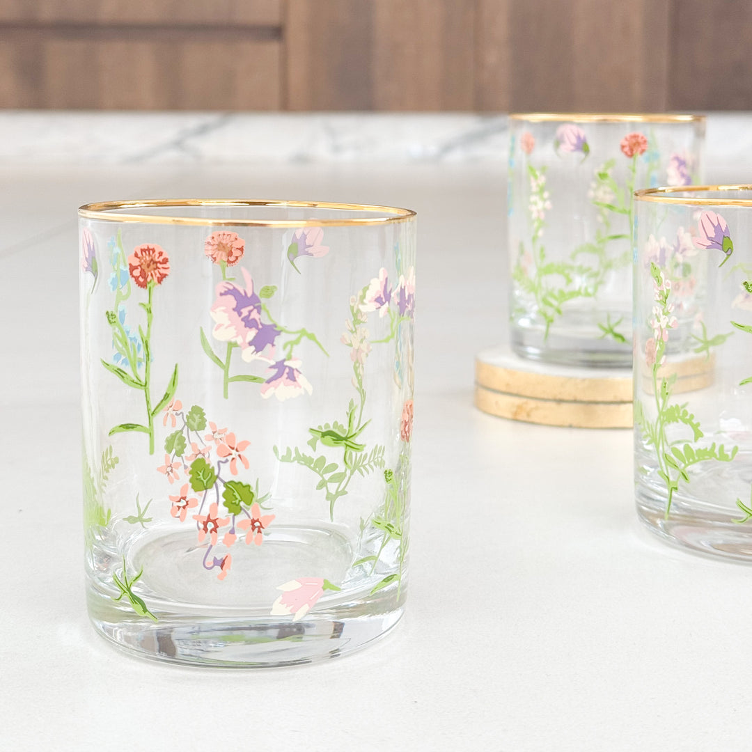 BLOSSOM GLASSWARE | SET OF 4
