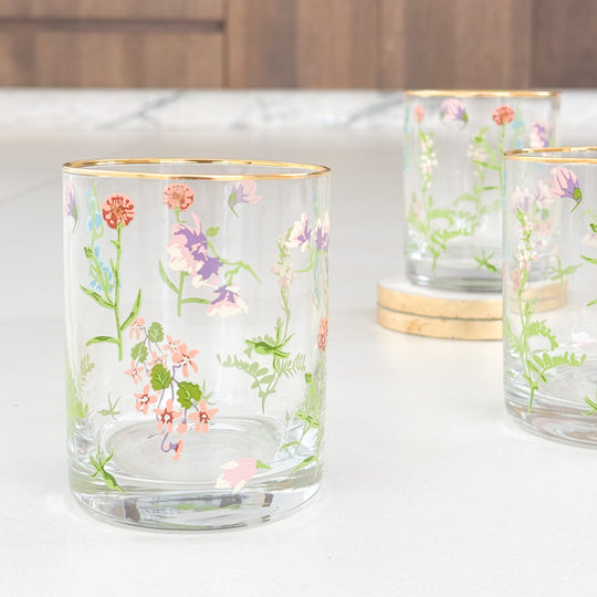 BLOSSOM GLASSWARE | SET OF 4