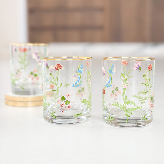 BLOSSOM GLASSWARE | SET OF 4