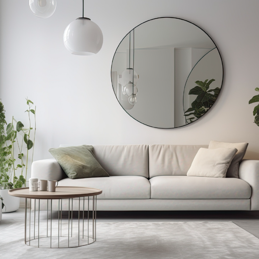 HALO MIRROR | 120cm x 120cm