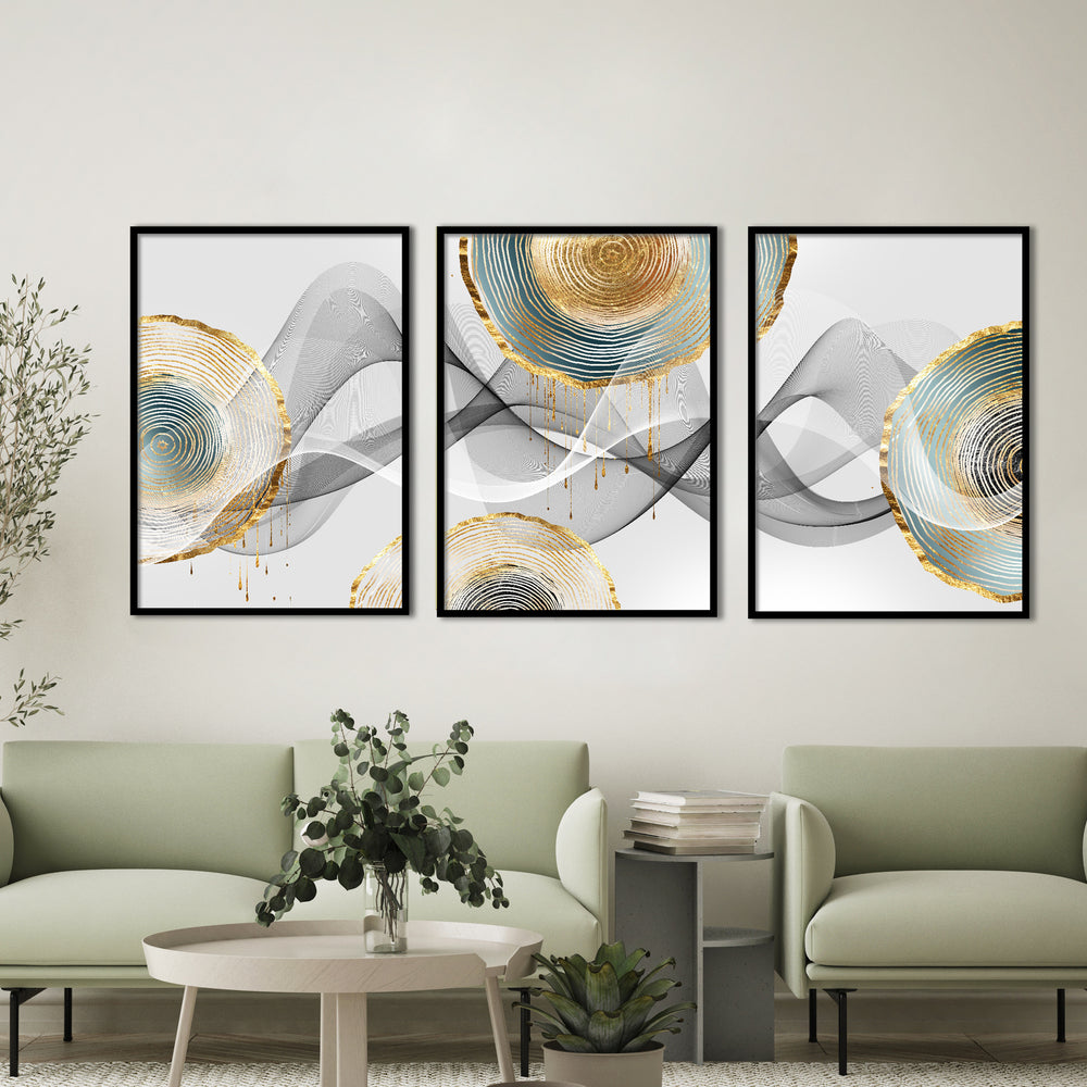 WALL ART | GOLDEN CIRCLES Part A