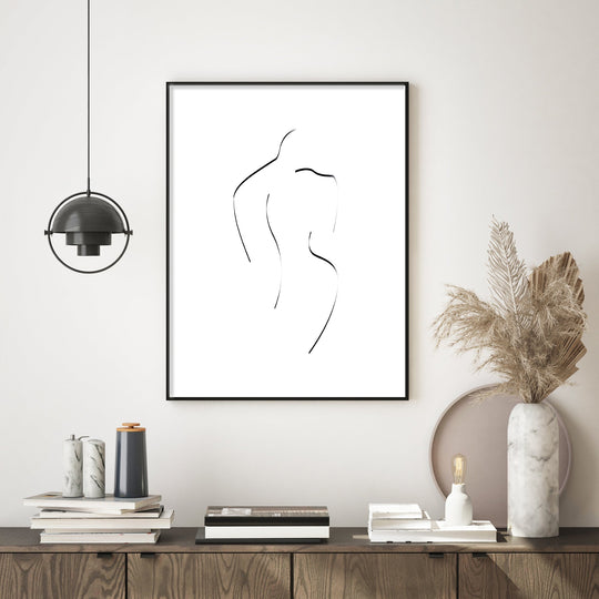 WALL ART | CURVE LINE ART No. 2