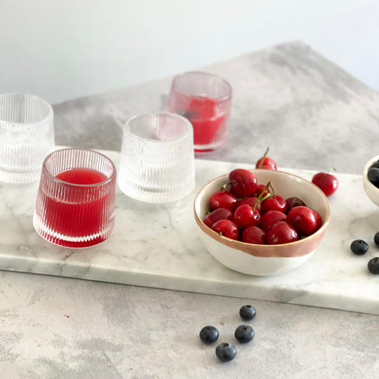 FLUTED GLASSWARE | SET OF 6