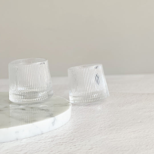 FLUTED GLASSWARE | SET OF 6