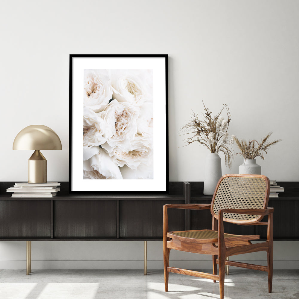 WALL ART | WHITE ROSES No. 1