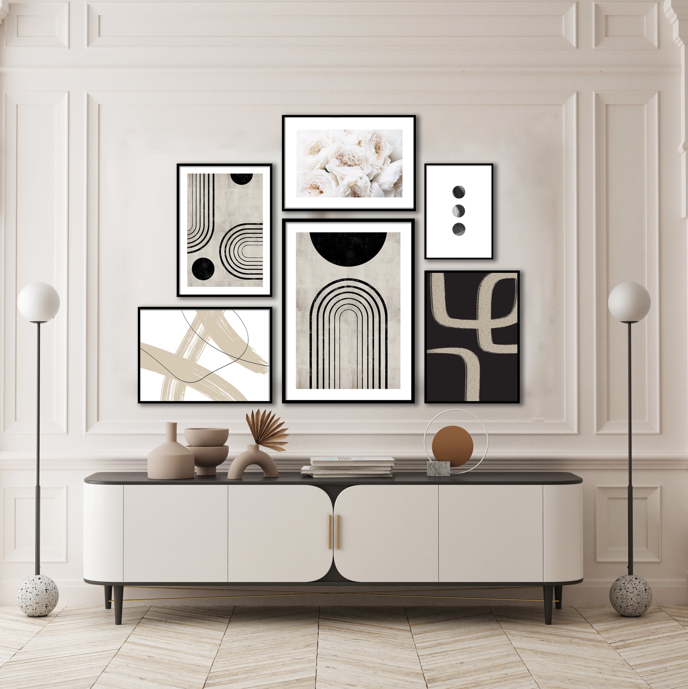 Graphic Art Gallery Wall