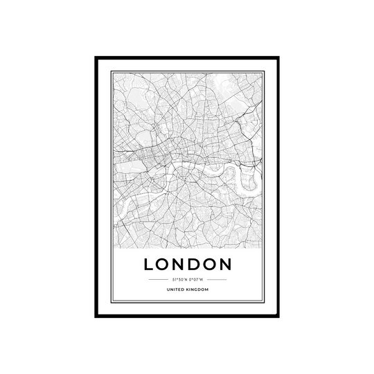 WALL ART | LONDON MAP