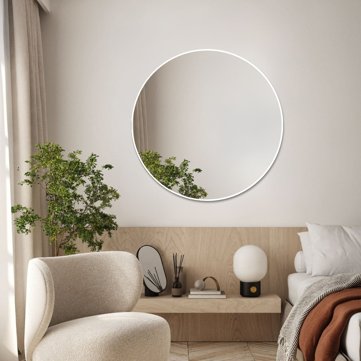 HALO MIRROR | 100cm x 100cm