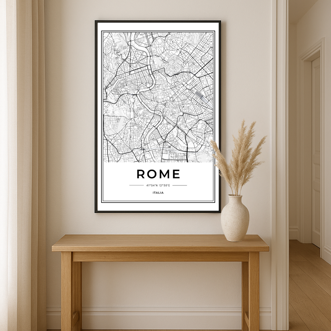 WALL ART | ROME MAP