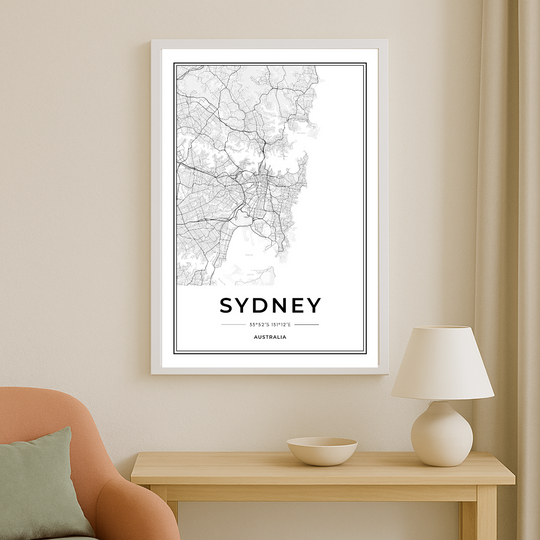 WALL ART | SYDNEY MAP