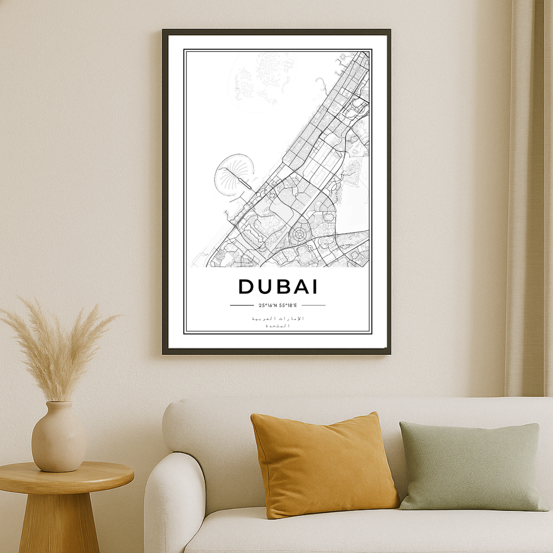 WALL ART | DUBAI MAP