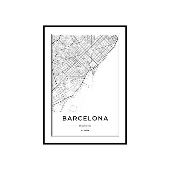 WALL ART | BARCELONA MAP