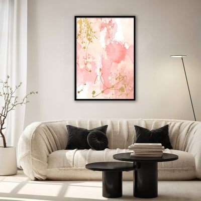 WALL ART | PINK SPLATTER