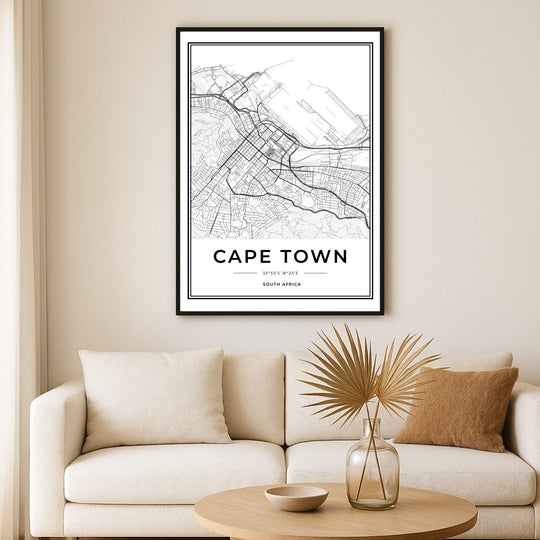 WALL ART | CAPE TOWN MAP