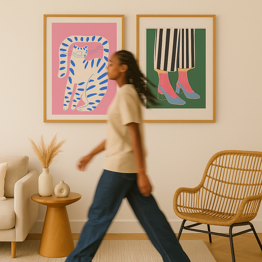 Set of 2 |  CATWALK & WHISKERS