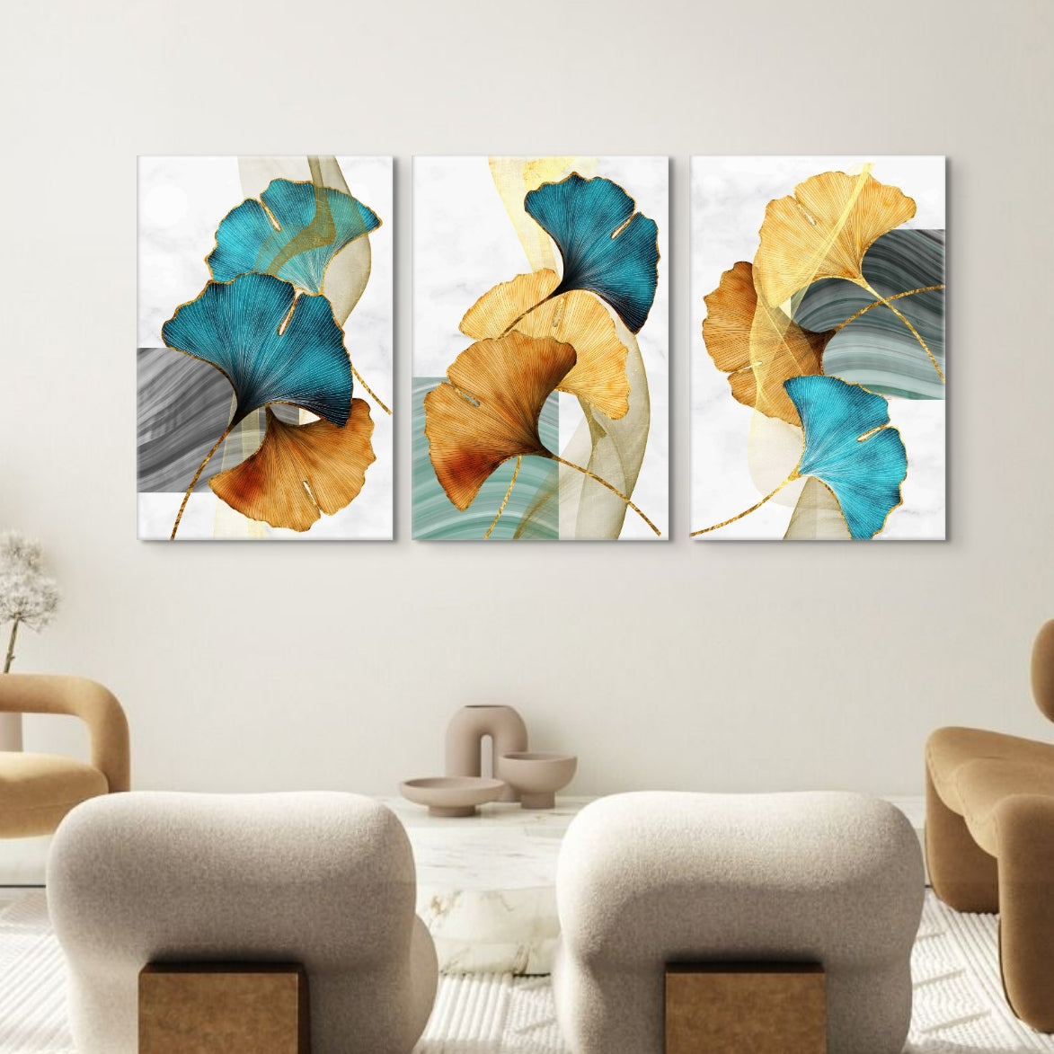 Value Canvas Set of 3 | GINKGO COLLECTION