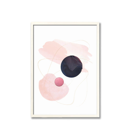 WALL ART | PINK WATERCOLOUR SHAPES PART 2