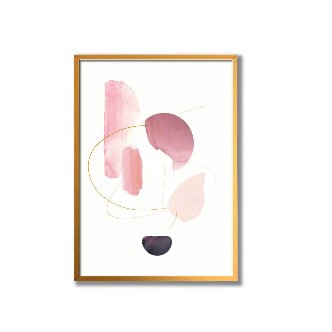 WALL ART | PINK WATERCOLOUR SHAPES PART 1