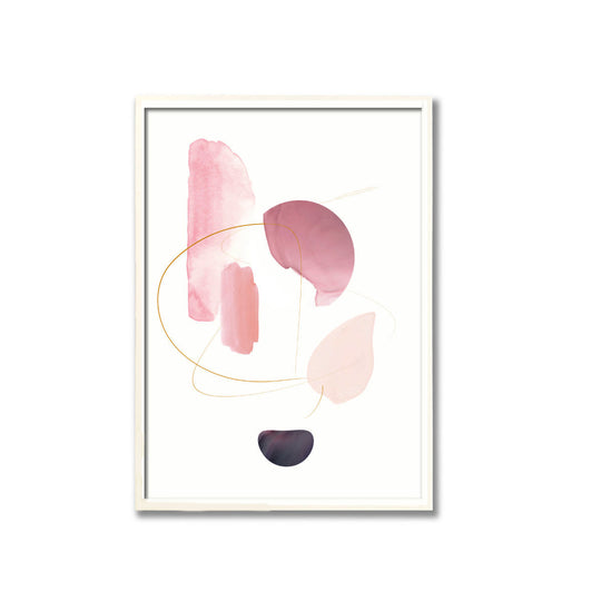 WALL ART | PINK WATERCOLOUR SHAPES PART 1
