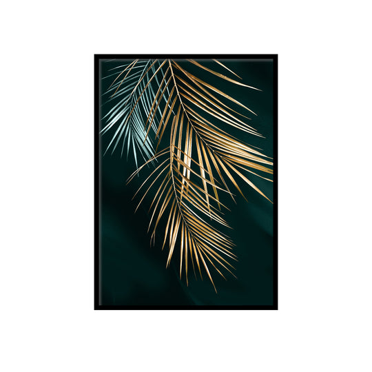 WALL ART | GOLD LEAF GREEN No. 2