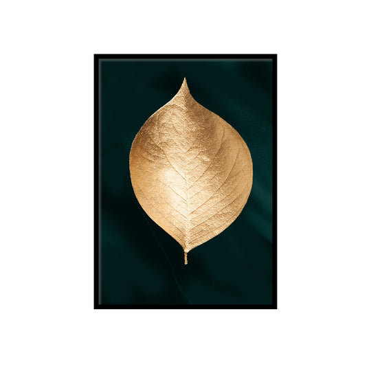 WALL ART | GOLD LEAF GREEN No. 1