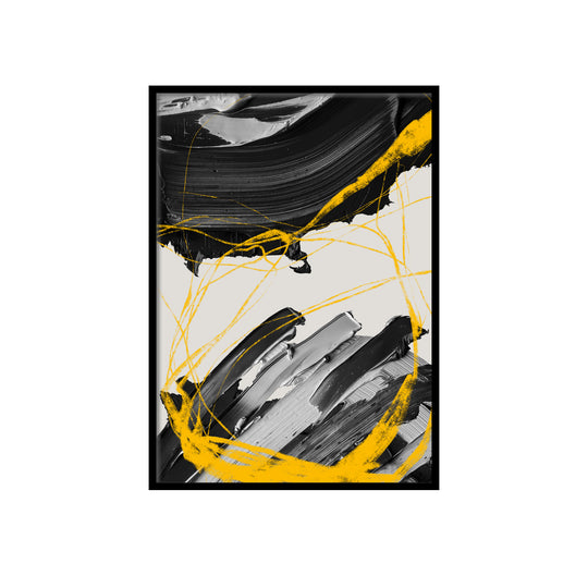 WALL ART | BLACK & YELLOW PART B
