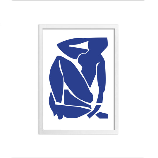 WALL ART | BLUE MODERN PORTRAIT No. 1