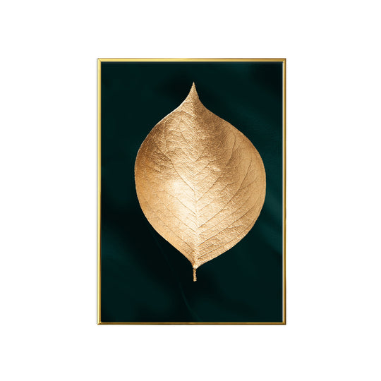 WALL ART | GOLD LEAF GREEN No. 1