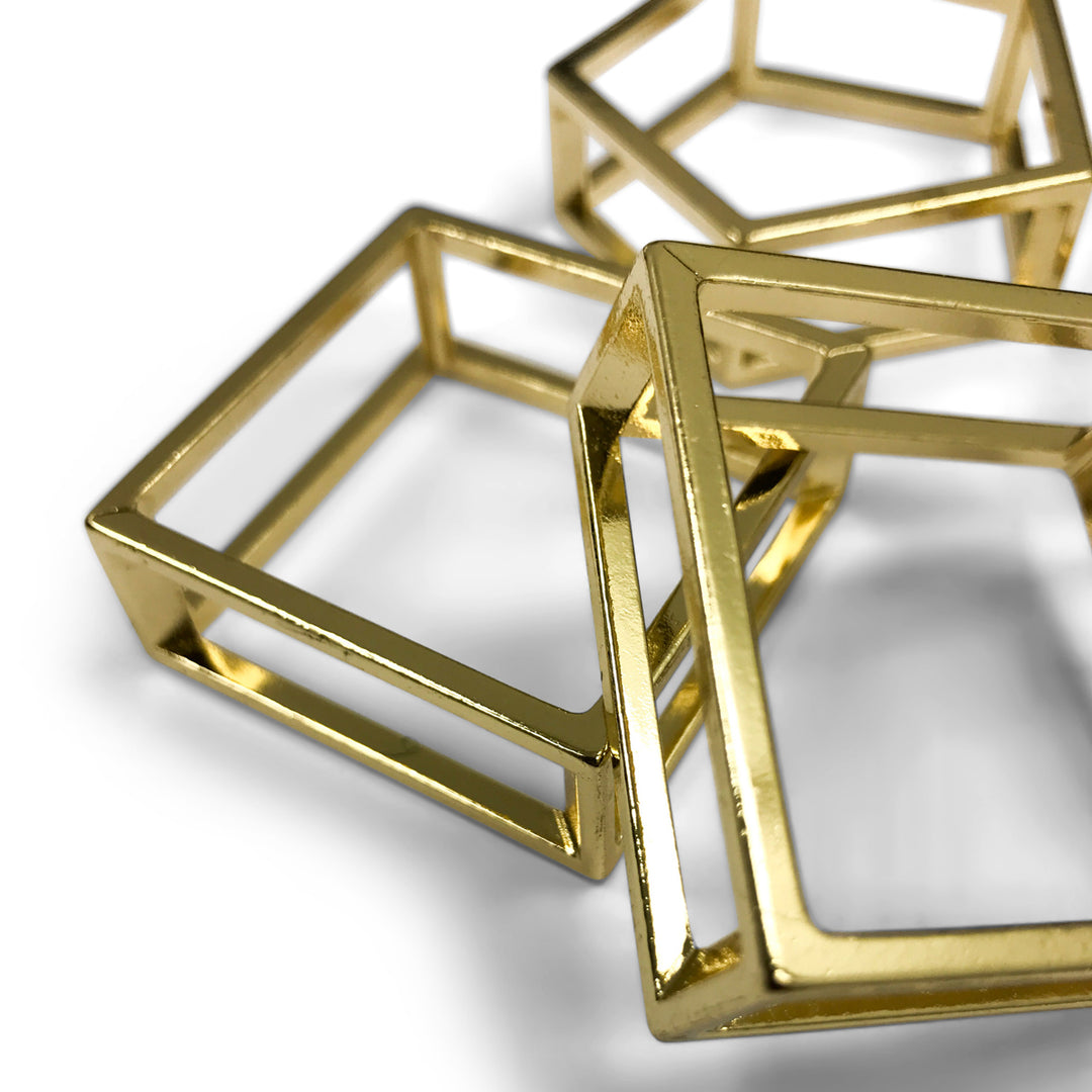 NAPKIN RINGS | METALLIC | SET of 4 (626915639331)