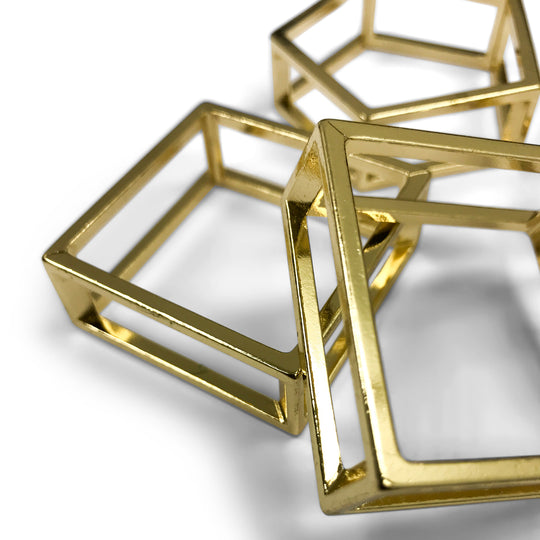 NAPKIN RINGS | METALLIC | SET of 4 (626915639331)
