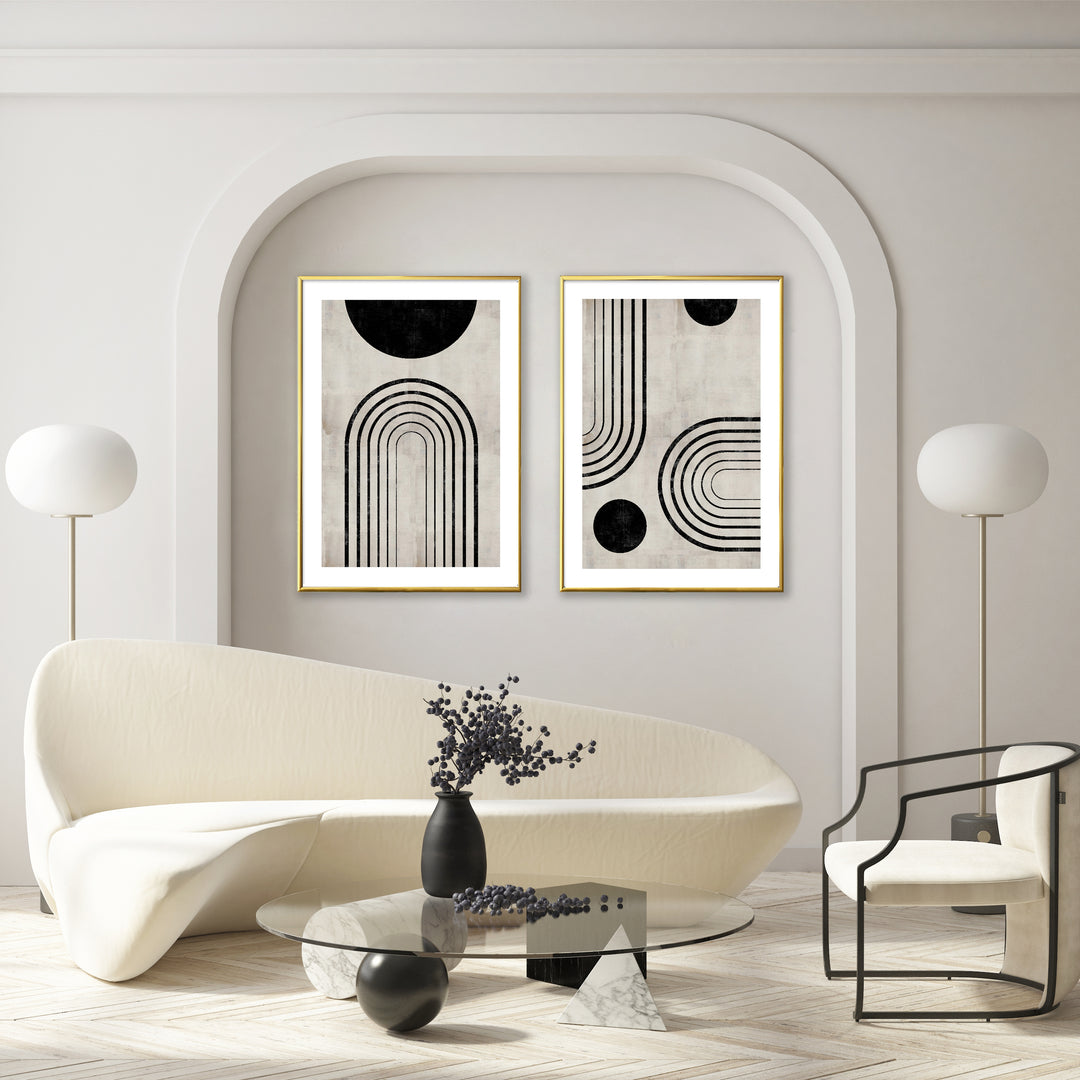 WALL ART | BLACK TEXTURED ARCHES Part 2