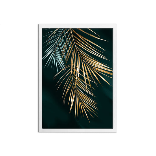 WALL ART | GOLD LEAF GREEN No. 2