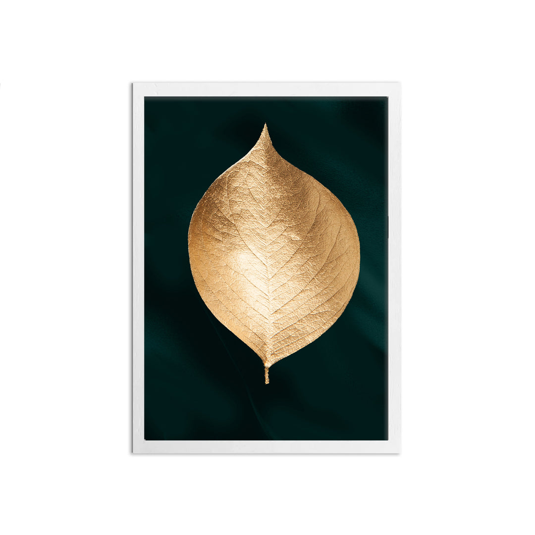 WALL ART | GOLD LEAF GREEN No. 1