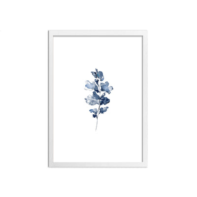 WALL ART | BLUE WATERCOLOUR FLOWER No. 2