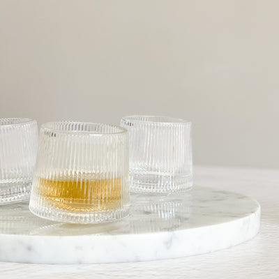 FLUTED GLASSWARE | SET OF 6