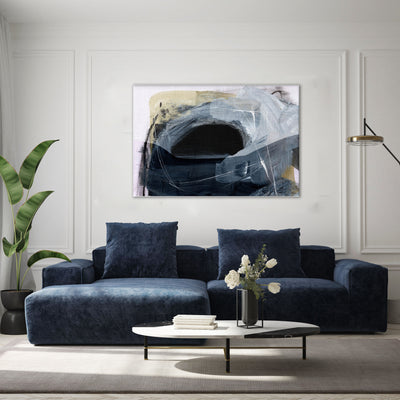 STATEMENT ART | PENWITH BLUE ABSTRACT