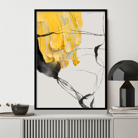 WALL ART | BLACK & YELLOW PART C