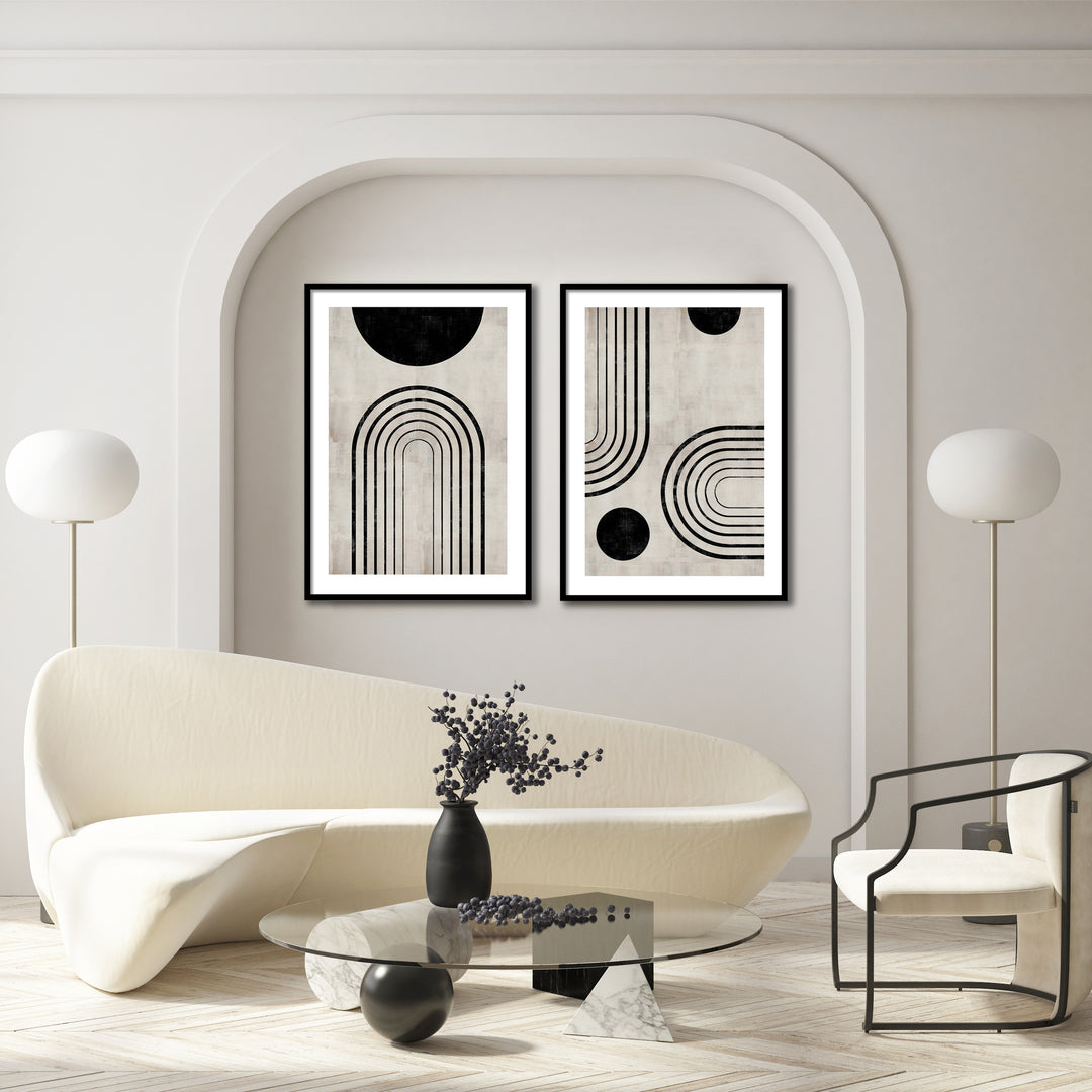 WALL ART | BLACK TEXTURED ARCHES Part 2